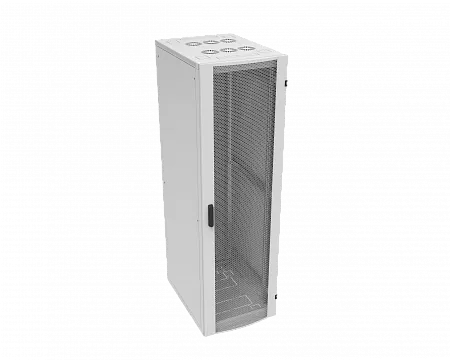 Шкаф телекоммуникационный напольный МИКсистем серия ECO+ 19" 24U 600*800 дверь перфорация серый