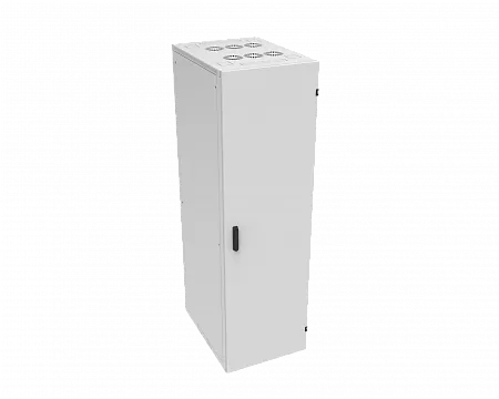 Шкаф телекоммуникационный напольный МИКсистем серия ECO+ 19" 24U 600*800 дверь металл серый